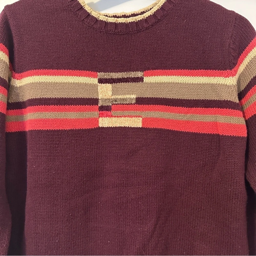 Vintage Esprit Maroon Knit Crewneck Pullover Sweater Size Small Women’s - Picture 3 of 11